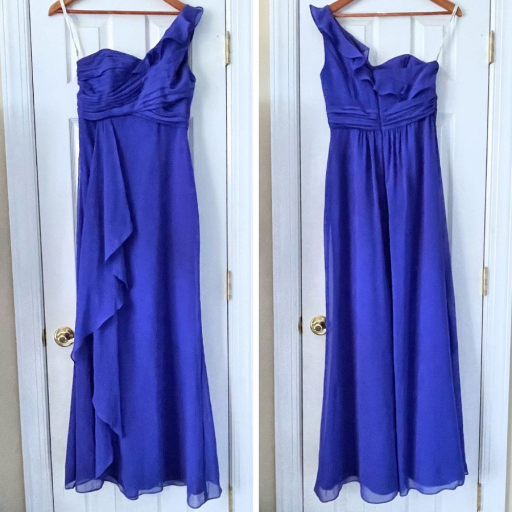 David's Bridal Size 8 Blue Formal Gown.